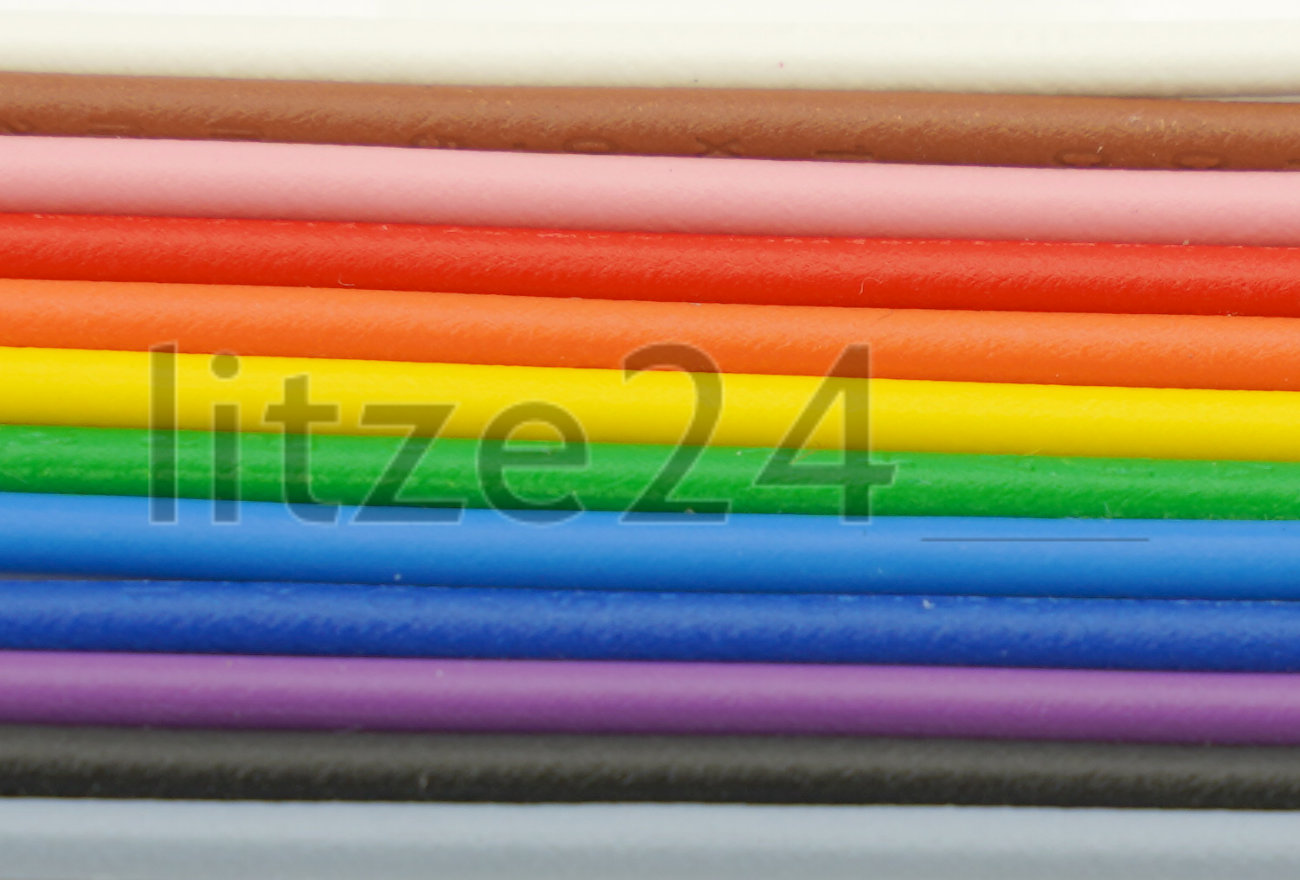 Übersicht Farben von Litzekabeln, Litze24